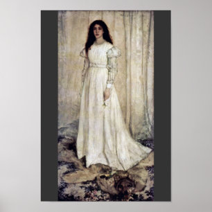 Symphony No 1 In Wiess Girls In White By James Abb Poster
