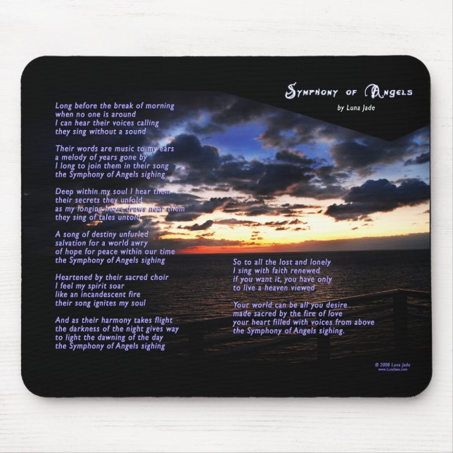 Symphony of Angels Mousepad (Front)