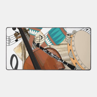 Symphony of Instruments Desk Mat