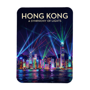 Symphony of Lights Hong Kong Magnet