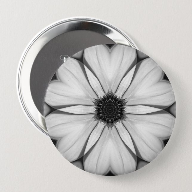 Symphony of Petals  10 Cm Round Badge (Front & Back)