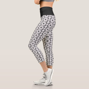 Symphony of Petals  Capri Leggings