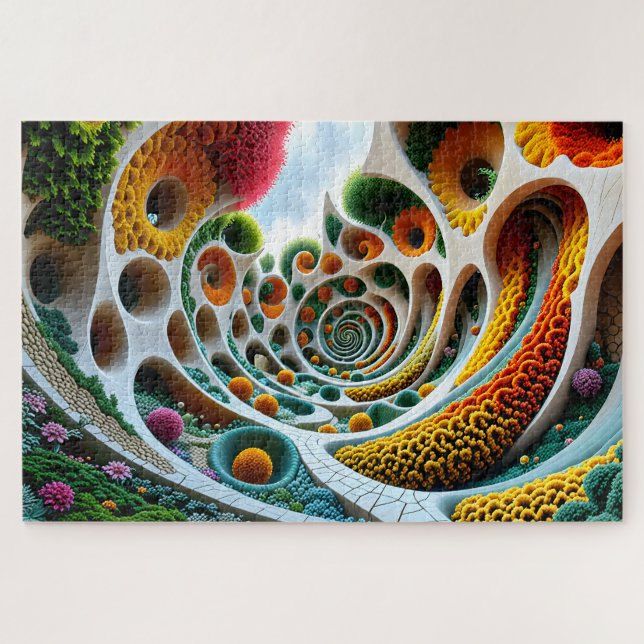 Symphony of Shapes and Colours Jigsaw Puzzle (Horizontal)