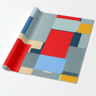 Symphony of Squares Wrapping Paper
