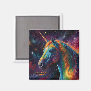  Symphony of the Galaxy - Vibrant Horse colour Magnet