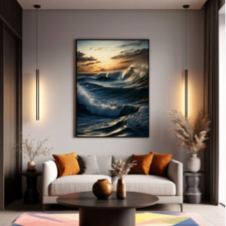 Symphony of Waves Poster