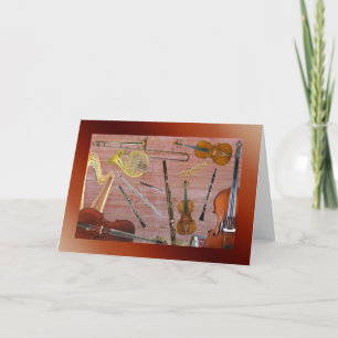 Symphony Orchestra Instruments Card
