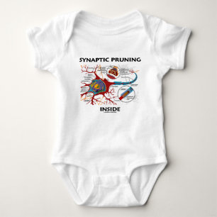 Synaptic Pruning Inside Neuron Synapse Geek Humour Baby Bodysuit