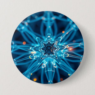 Synaptic Star 7.5 Cm Round Badge