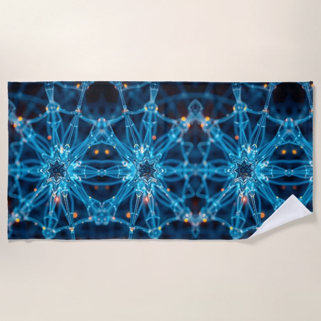 Synaptic Star Beach Towel (Front)