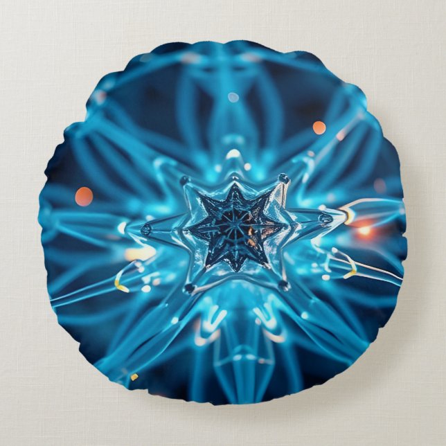 Synaptic Star Round Cushion (Front)