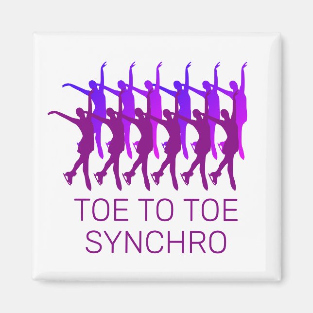 Synchro Figure Skating Giftware Magnet (Front)