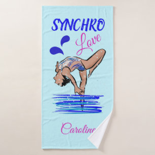 Synchro Girl Jump Bath Towel