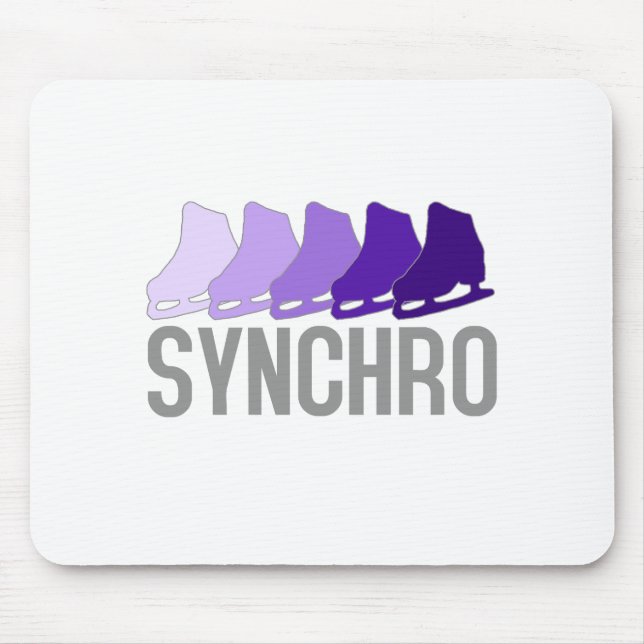 Synchro Skates Mouse Pad (Front)