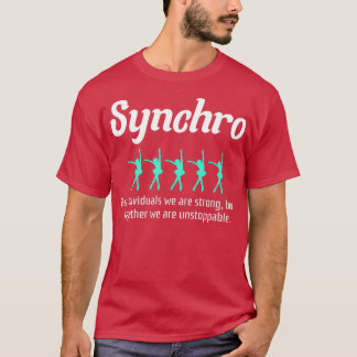 Synchro Synchronised Figure Skating Ice Skater 2 T-Shirt