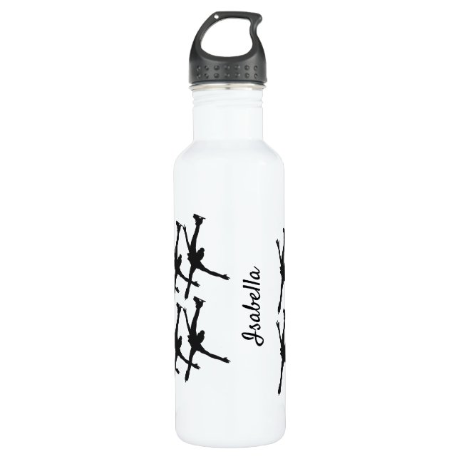 Synchro team water bottle arabesque black (Front)