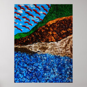 "Synchronicity 3 (high contrast)" Poster