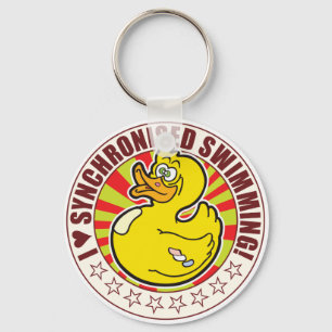 Synchronised Love Duck Key Ring