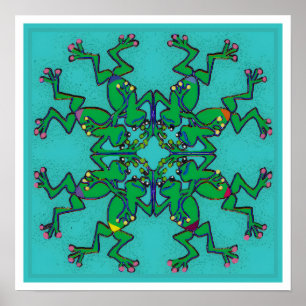 Synchronised swim team poster