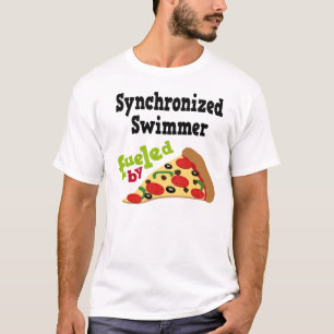 Synchronised Swimmer (Funny) Pizza T Shirt