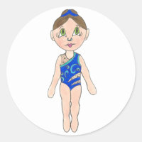 Synchronised Swimmer Girl Synchro Swimming Sports