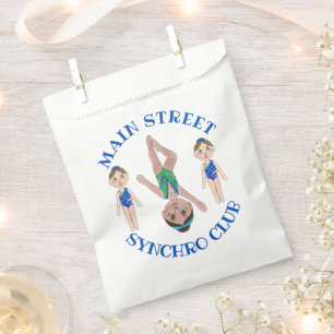 Synchronised Swimmer Girls Synchro Swimming Sports Favour Bags