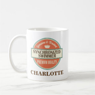 Synchronised Swimmer Personalised Office Mug Gift