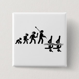 Synchronised Swimming 15 Cm Square Badge