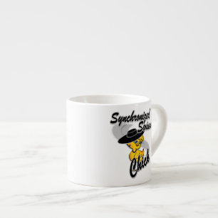 Synchronised Swimming Chick #4 Espresso Cup