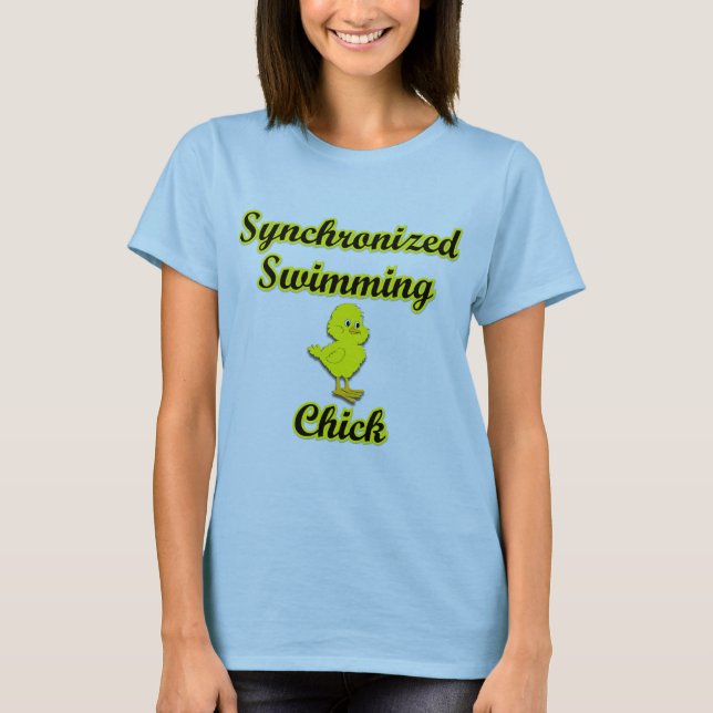 Synchronised Swimming Chick T-Shirt (Front)