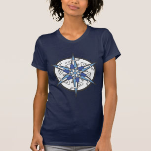 Synchronised Swimming Circle Logo in Blue T-Shirt