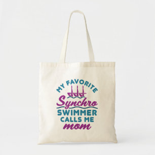 Synchronised Swimming Mum Favourite Synchro Swimme Tote Bag