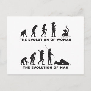 Synchronised Swimming Postcard