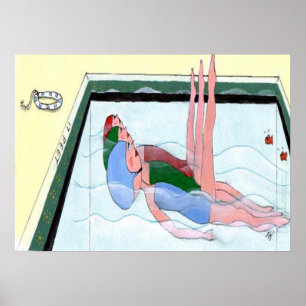 Synchronised Swimming Poster