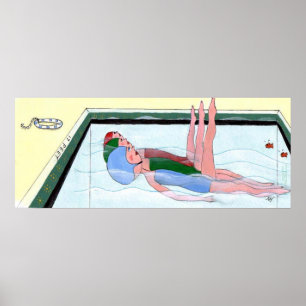 Synchronised Swimming Print