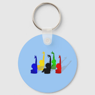 Synchronised swimming Synchronised swimmers Key Ring