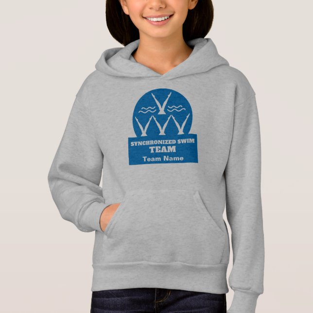 Synchronised Swimming Team Hoodie (Front)