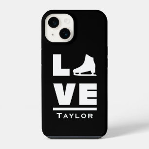 Synchronous Love And Live Figure Skating Name Text iPhone 14 Case
