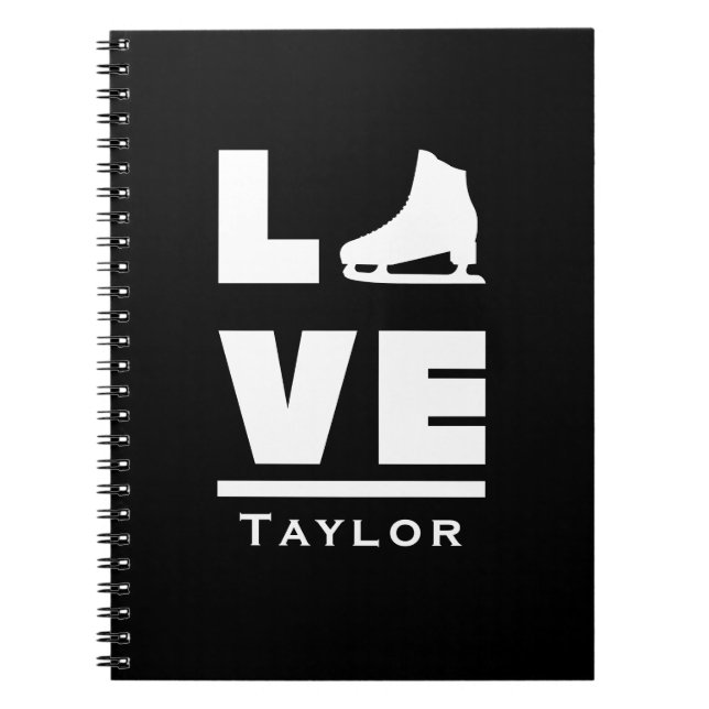 Synchronous Love And Live Figure Skating Notebook (Front)