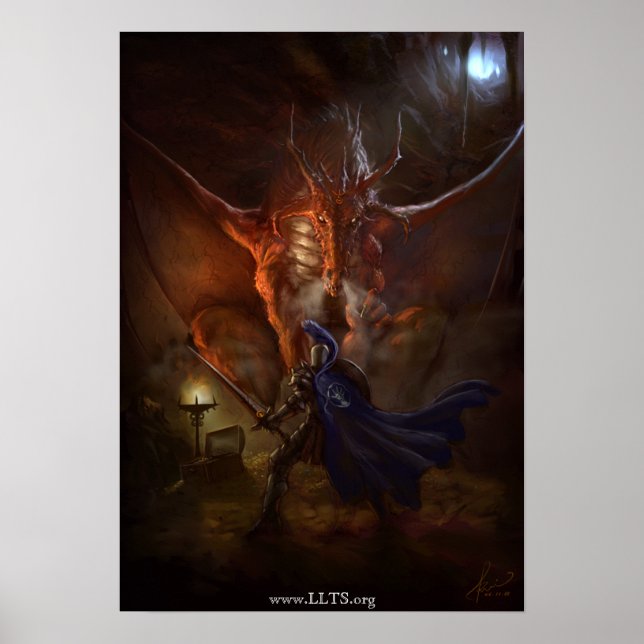 Synd Dragon Knight Canvas Poster (Front)