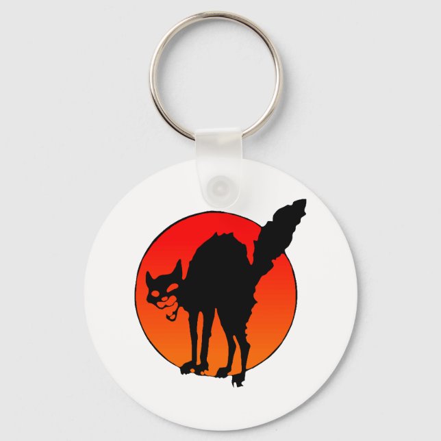 Syndicalist's cat key ring (Front)