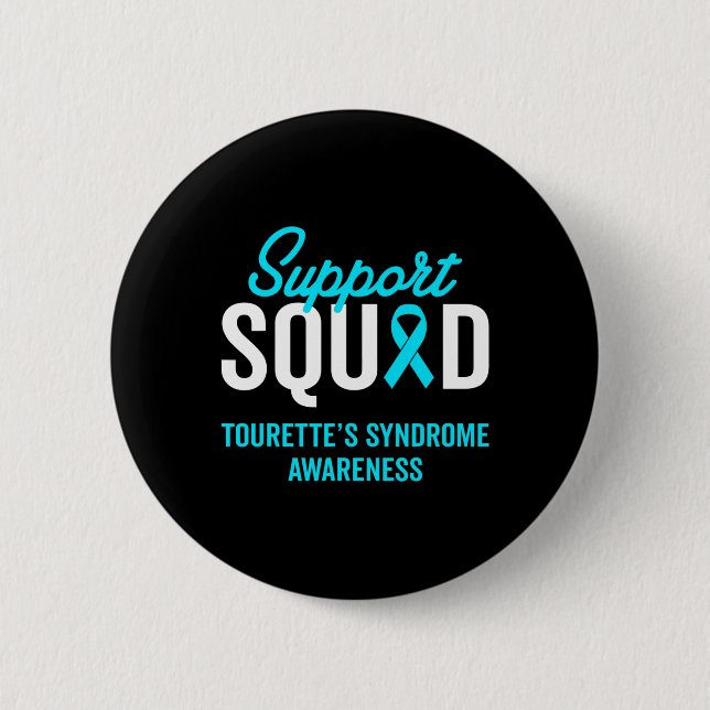 Syndrome Warrior Survivor Awareness Support Squad  6 Cm Round Badge (Front)