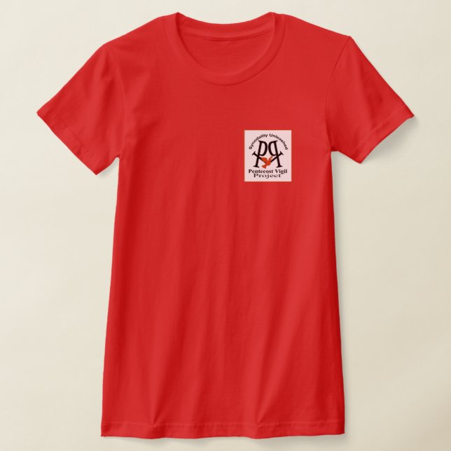 Synodality Unleashed on white background T-Shirt (Laydown)