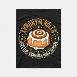 Synonym Rolls Just Like Grammar Used To Make Engli Fleece Blanket
