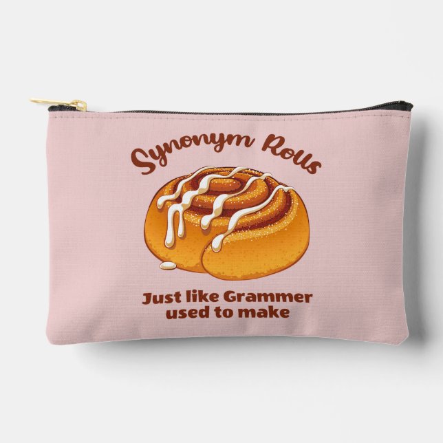 Synonym Rolls Just Like Grammer Used To Make Accessory Pouch (Front)