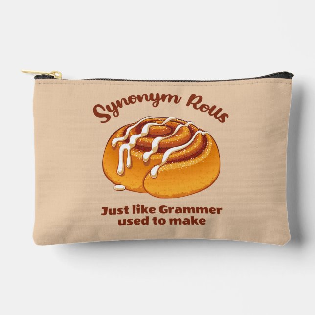 Synonym Rolls Just Like Grammer Used To Make Accessory Pouch (Front)
