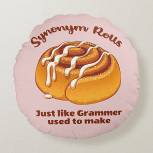 Synonym Rolls Just Like Grammer Used To Make Round Cushion