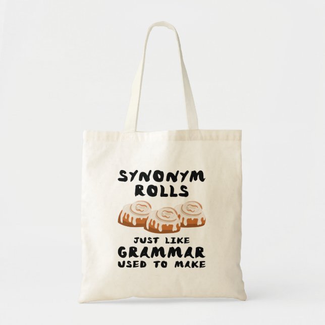 Synonym Rolls Tote Bag (Front)