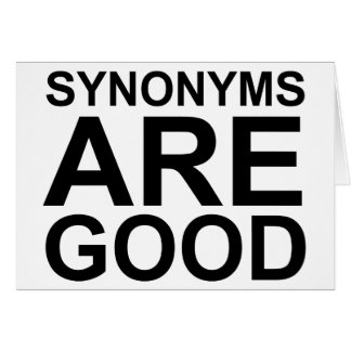 SYNONYMS ARE GOOD Rude Funny Language Joke