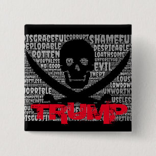 Synonyms for Trump 15 Cm Square Badge